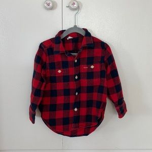 Baby Gap toddler boy plaid shirt. Size 2T.